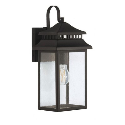 Craftmade Lighting Crossbend 1 - Light Wall Light in  Textured Black