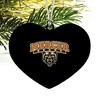 Mercer University Secondary Logo Heart Love Wood Christmas Tree Holiday Ornament - 2 of 3