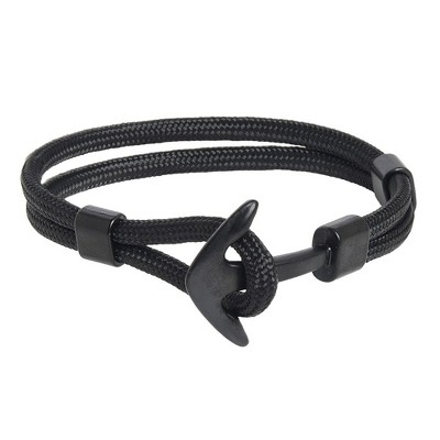 SOHI Women's Black Spear Leather Bracelet