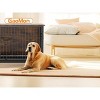 Dog Crate Furniture for Large Dogs - 38.6" Wooden Dog Kennel with Double Doors, Removable Tray, Wheels & Side End Table - 4 of 4