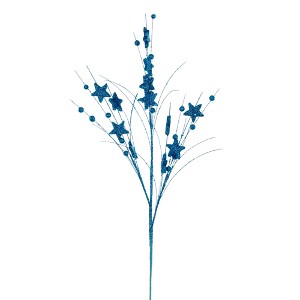 Vickerman 33" Star and Ball Glitter Spray - 1 of 1