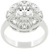 Slickblue Eye-Catching Queen Mary Antique Milgrain Ring with Pave Cubic Zirconia, Size 5 to 10 - 3 of 4