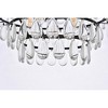Elegant Lighting Mila 18 inch flush mount in black - 4 of 4