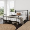 RealRooms Ainsley Metal Platform Bed Frame in Black - 3 of 4