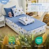 Bestier Kids Twin Zipper Bedding Set – All-Season Lightweight Sorona Zipper Comforter with Fitted Sheet and 2 Pillowcases - 4 of 4