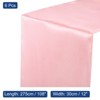 Unique Bargains Banquet Party Satin Fabric Smooth Soft Shiny Table Runner 12 x 108 Inch 6 Pcs - 2 of 4