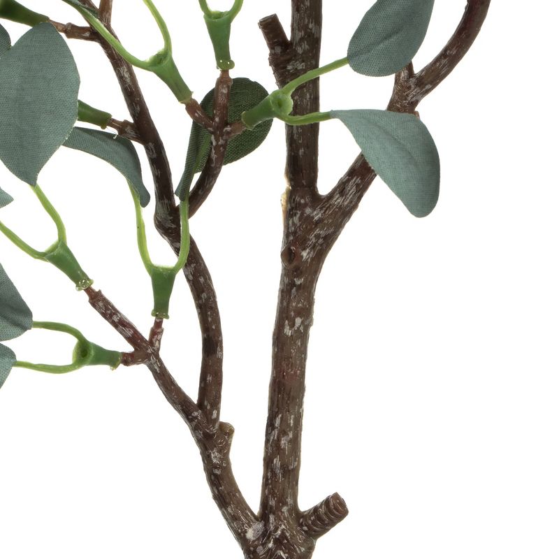 Vickerman 22" Artificial Gray Green Eucalyptus Branch, Set of 3, 5 of 8