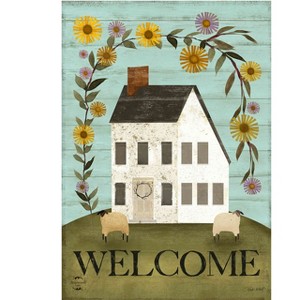 Briarwood Lane Spring House Flag 40x28 For Outdoor Country Saltbox For Spring House Flag - 1 of 4