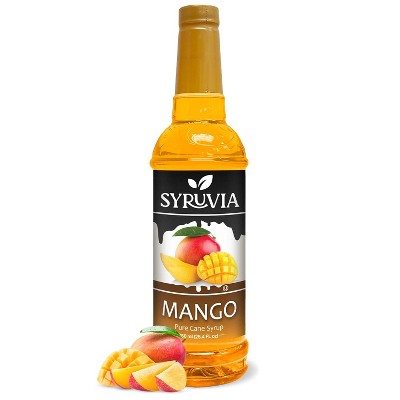 Syruvia Mango Syrup - 25.4 fl oz. Premium Flavoring Syrup For Coffee