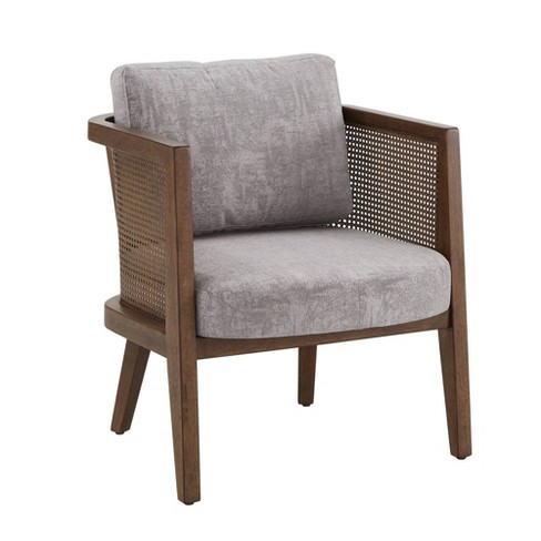 Walnut store accent chair