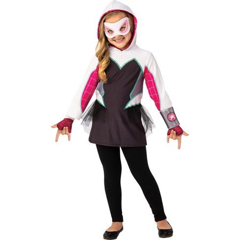 Marvel Rising Secret Warriors Ghost Spider Deluxe Dress Up Set