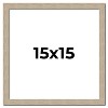 PosterPalooza | 15x15 Thin Barnwood Picture Frame, UV Acrylic, 2 Finishes - Grey and Black - 2 of 4