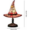 Racxily Halloween Outdoor DecorationsStained Resin Glowing Gothic Retro Resin Lamp For Bedroom Party,Creative Wizard Hat Shape Lights For Indoor - 3 of 4
