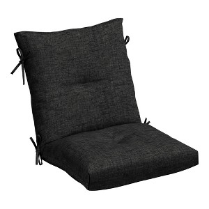 ARDEN Outdoor Plush Modern Tufted Blowfill Dining Chair Cushion, 21 x 40, Water Repellent, Fade Resistant - 1 of 4