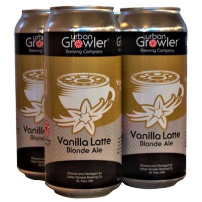 Urban Growler Vanilla Latte Blonde Ale Beer - 4pk/16 fl oz Cans