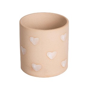 Transpac Ceramic Pot w/Hearts Home Decorations Spring - 1 of 1