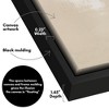 Americanflat 16x16 Abstract Canvas Wall Art with Hand-Painted Accents - Set of 2 - Beige, Brown, Grey and White - 3 of 4
