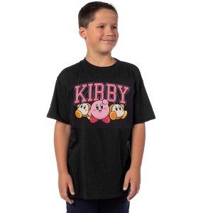 Seven Times Six Kirby T-Shirt Boys' Kirby and Waddle Dee Character Design Tee - 1 of 4