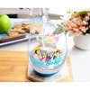 Silver Buffalo The Golden Girls "Stay Golden" Teardrop Blue Stemless Wine Glass | Holds 20 Ounces - 4 of 4
