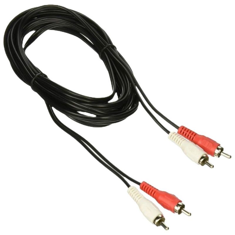 Sanoxy RCA Stereo Audio Cable Dual RCA Male Gold-Plated AV Cord FOR HDTV DVD VCR (10 FT), 2 of 3
