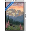 Trends International Lantern Press - Yellowstone Spring Flowers Framed Wall Poster Prints - 3 of 4