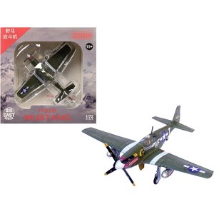 North American P-51B Mustang Aircraft "Shangri-La" (1944) US Army Air Forces 1/72 Diecast Model by Legion - 1 of 4