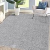 Area Rug for Living Room Bedroom Modern Solid Indoor Carpet Non-Slip Low Pile Machine Washable Kids Room Accent Simple Carpet No-Shedding - 3 of 4