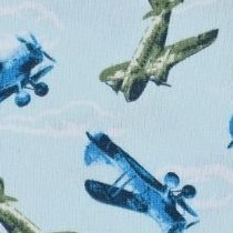 blue airplanes