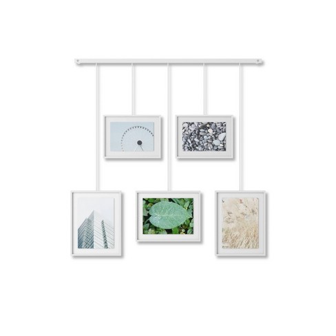 9-Piece Brushed Brass 4x6 Gallery Wall Picture Frame Set + Reviews