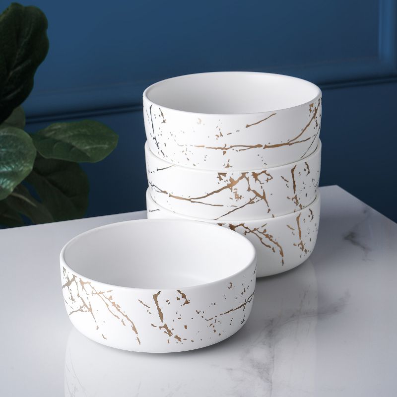 Stone Lain Zora 16-Piece Porcelain Dinnerware Set, Service for 4, 4 of 7