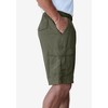 Boulder Creek by KingSize Men's Big & Tall Renegade 9" Full Elastic Waist Cargo Shorts - 4 of 4