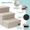 Cozy Kiss Multifunction Dog Stairs with Storage - Foldable Pet Steps and Ramp for Home and Travel - 3 of 4