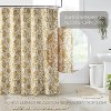Dorset Gold Floral Shower Curtain 72x72 VHC Brands - 2 of 4
