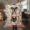Boxer Dog Blanket, Soft Polyester, Ideal for Home, Office Decor or Christmas Gift for Small to Large Breeds. - 3 of 4