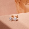 Ross-Simons 6-7mm Cultured Button Pearl Stud Earrings in 14kt Yellow Gold - 4 of 4