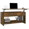vidaXL Coffee Table Smoked Oak 40.2"x19.7"x20.7" Engineered Wood - 3 of 4