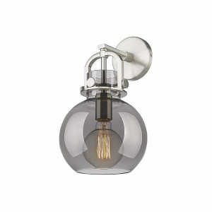Newton Sphere - 1 Light Wall Sconce-14 Inches Tall and 8 Inches Wide - 1 of 2