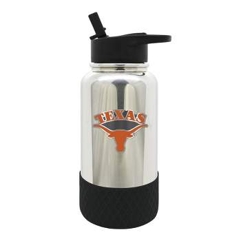 NCAA Texas Longhorns 32oz Chrome Thirst Hydration Water Bottle