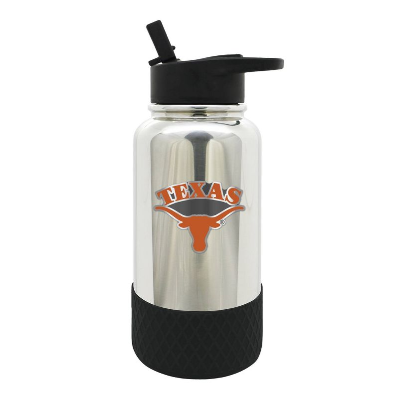 NCAA Texas Longhorns 32oz Chrome Thirst Hydration Water Bottle, 1 of 4