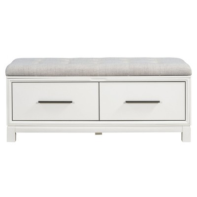 Whisen Modern Shoe Bench with Removable Cushion, Entryway Bench with Hidden Storage