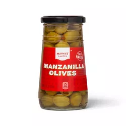 Pimiento Stuffed Green Olives - 5.75oz - Market Pantry™