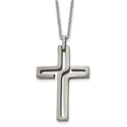 Stainless steel cross necklace kohls outlet