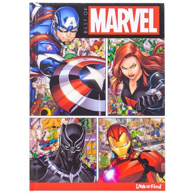 Best of Marvel Spider-Man, Avengers - Look And Find Book (Hardcover)
