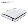 VYNXARIA King/Full/Twin XL/Twin Size 12 Inch Medium Plush Individual Pocket Spring CertiPUR -US Memory Foam Hybrid Mattress - 3 of 4