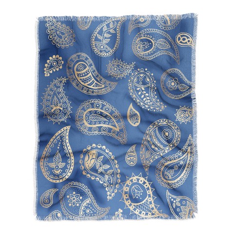 Blue best sale paisley blanket