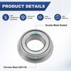 Unique Bargains Durable Chrome Steel Flanged Ball Bearing 10 4mm x 7mm x 2.5mm - 2 of 4
