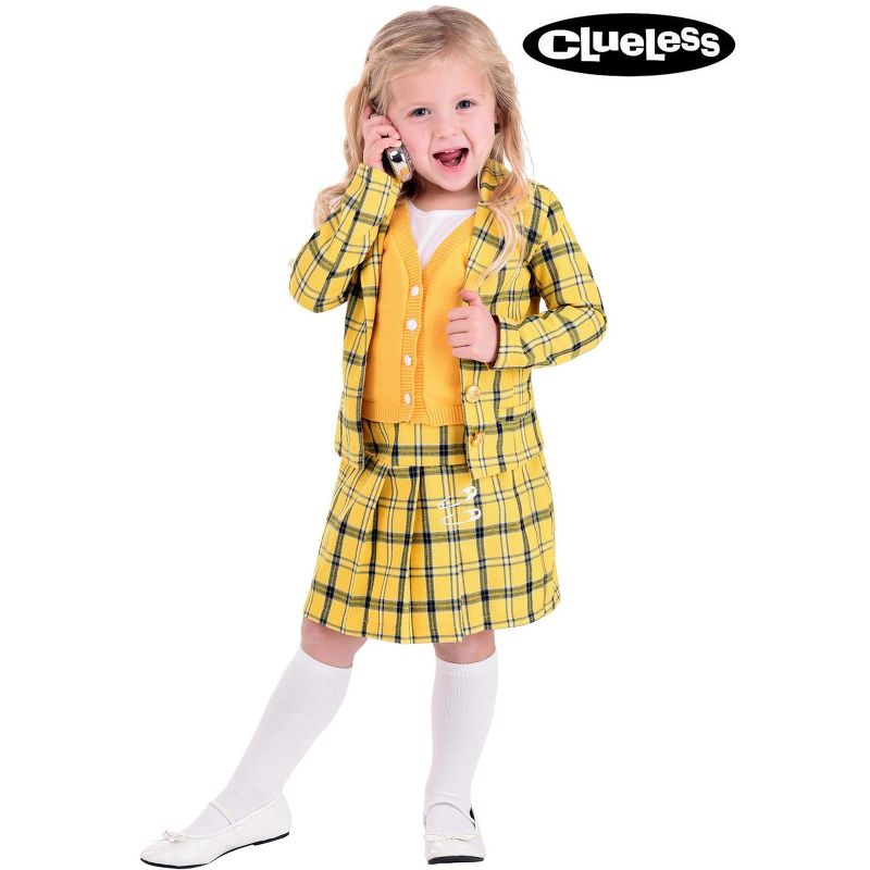 HalloweenCostumes.com Clueless Cher Toddler Girl's Costume., 2 of 3