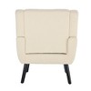 CENGHU Teddy Material Ergonomics Accent Chair, Modern Upholstered Living Room Chair With Black Legs, for Indoor Home - 4 of 4