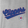 NBA Los Angeles Clippers Women's Gray Long Sleeve Team Slugger Crew Neck T-Shirt - image 4 of 4