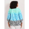 Avenue Women's Plus Size Ombre Print Top - 3 of 4